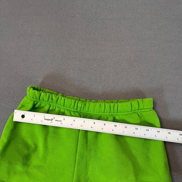 TNA COZY Womens Sz XS Fleece Shorts Green Logo‎ Embroidered Lounge Grinch Casual - Picture 6 of 10